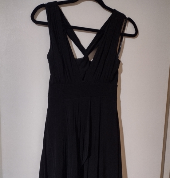 Bebe Sexy Black Dress size Small Swing Style Marilyn Monroe Dress - Picture 13 of 16